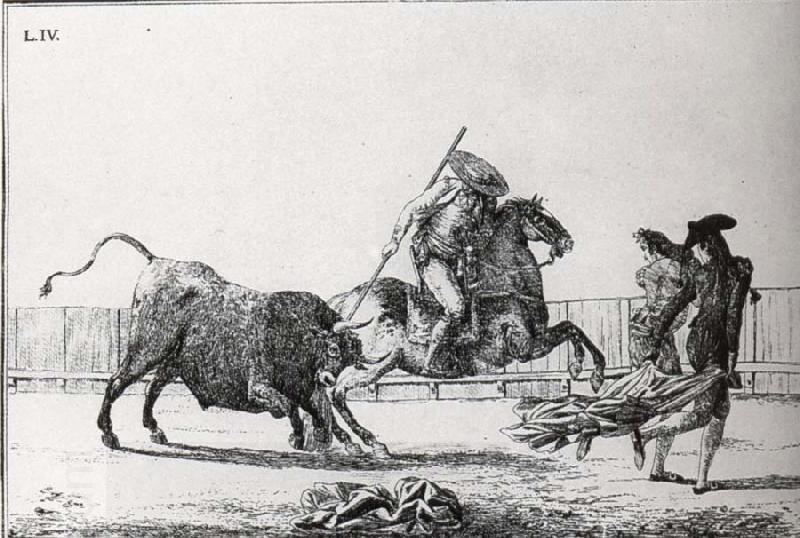 Francisco Goya Desgracias acaecidas en el tendido de la plaza de Madrid
